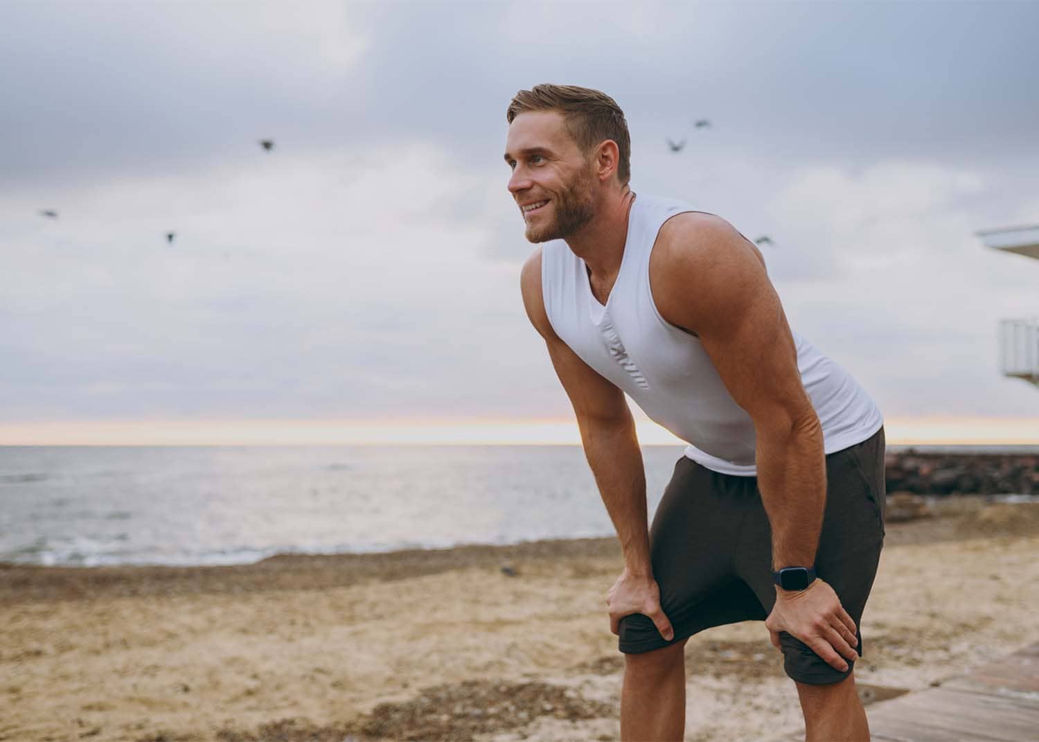Man regaining energy and confidence after TRT for men in Oswego IL